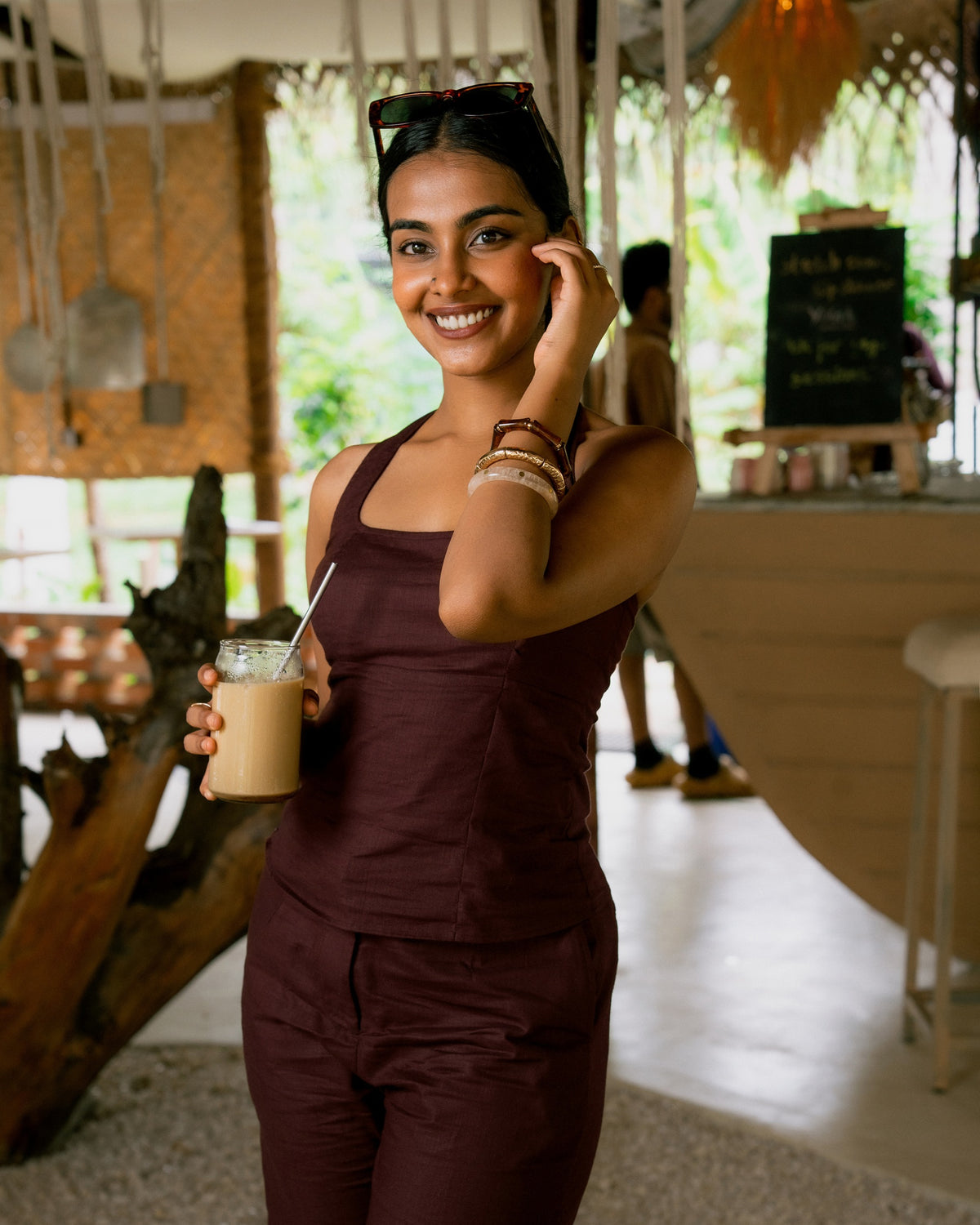 Cocoa Halter top