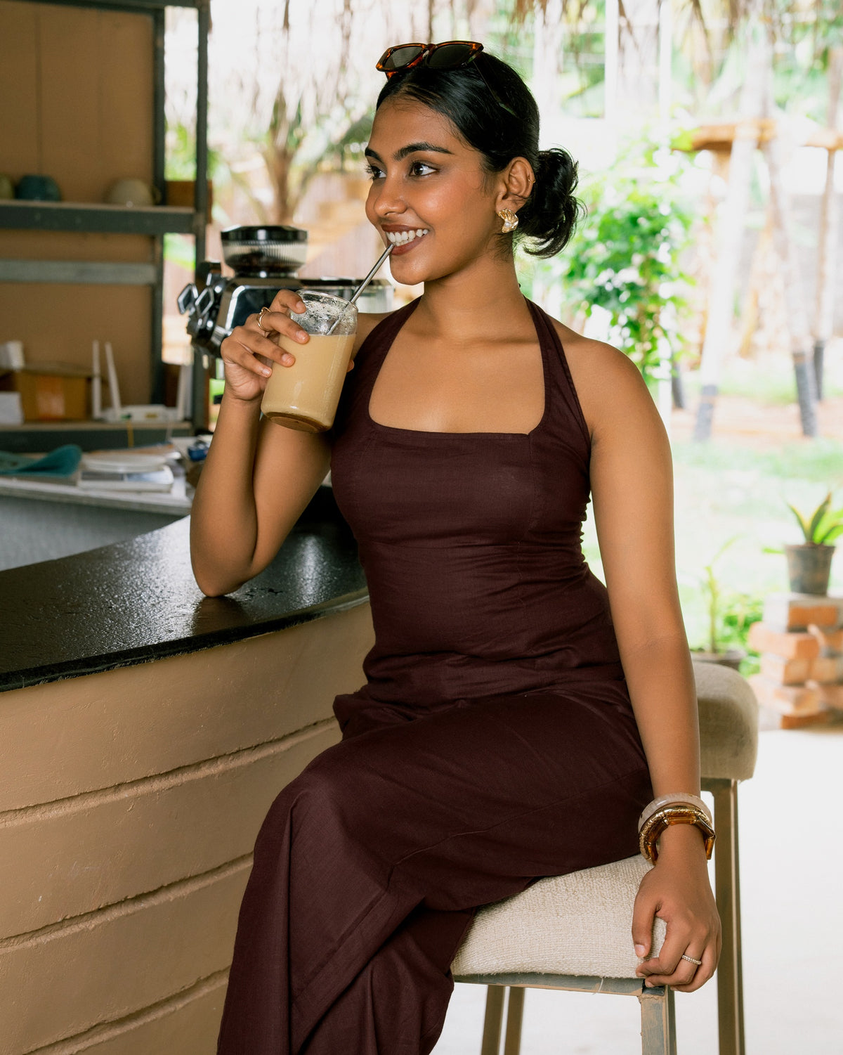 Cocoa Halter top
