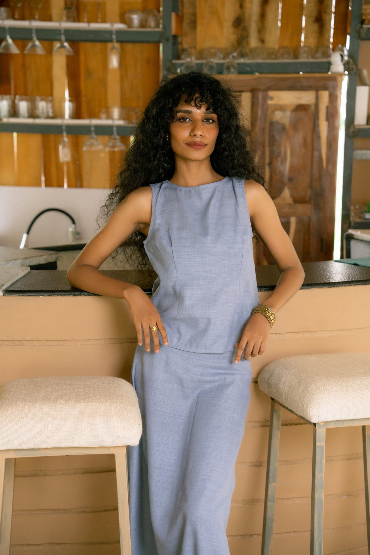 Skye Blue Skirt